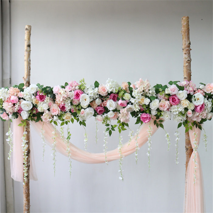 YINXIER 1M Artificial Flower Backdrop Wayfair